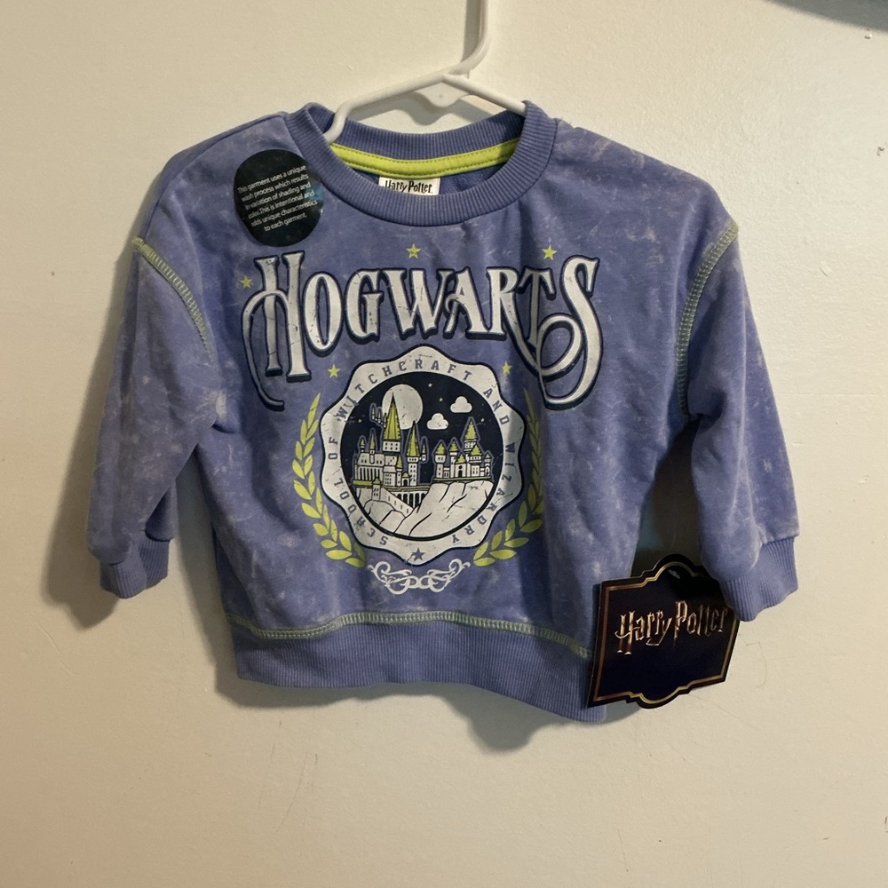 Warner Bros. Kids Lavender Hogwarts Sweatshirt
